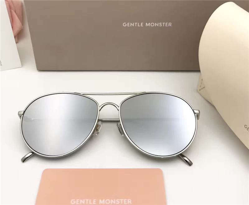New Gentle Monsters Classic Trend Sunglasses Ladies Brand Flat Metal