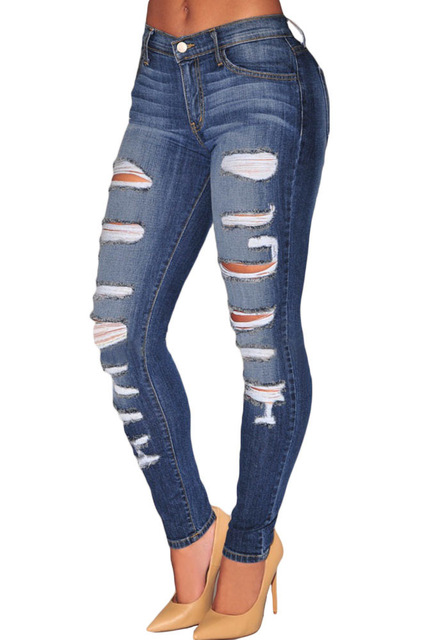cute jeans with holes