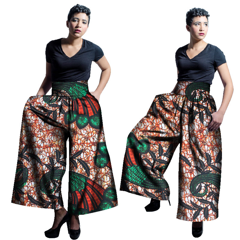 african high waist pants