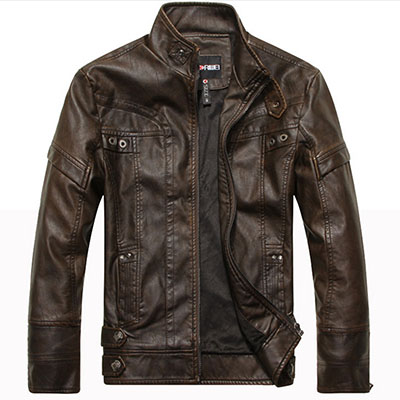 Jackets Groothandel- Nieuw aankomen Motorfiets Leather Lederen Heren Lederen jas Jaqueta de Couro Masculina Mens Leather Jackets Men Coats H327 8koe