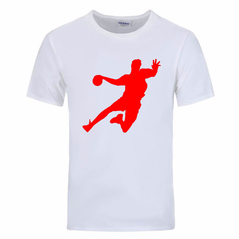 Novelty Handball T Shirt Men Fashion Tee Shirt Casual Cotton Mens