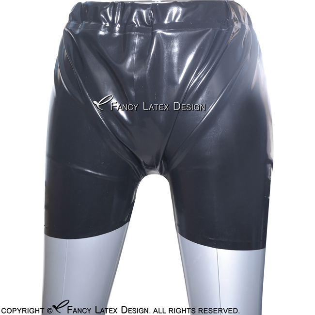 2018 Sexy Latex Boxer Shorts With Open Hole Fetish Rubber Boy Shorts ...