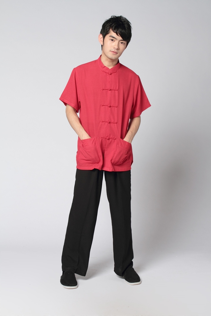 Red Top Black Pants