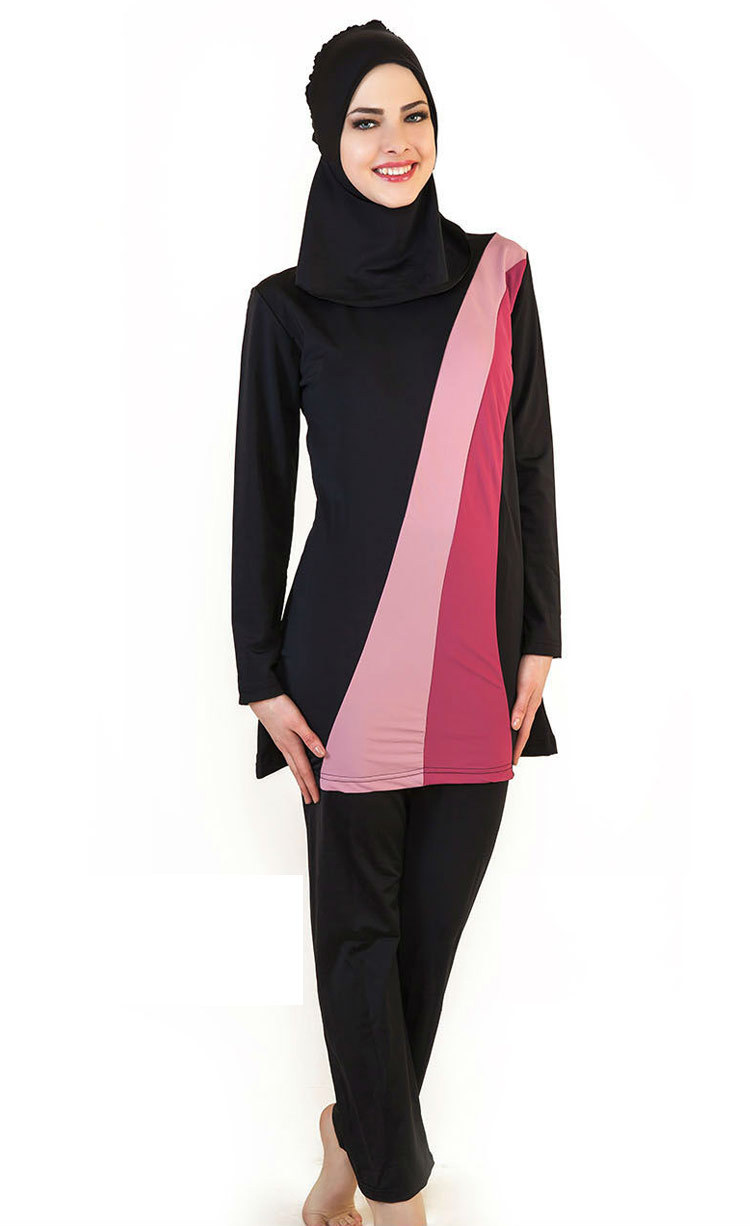 covered swimming suit