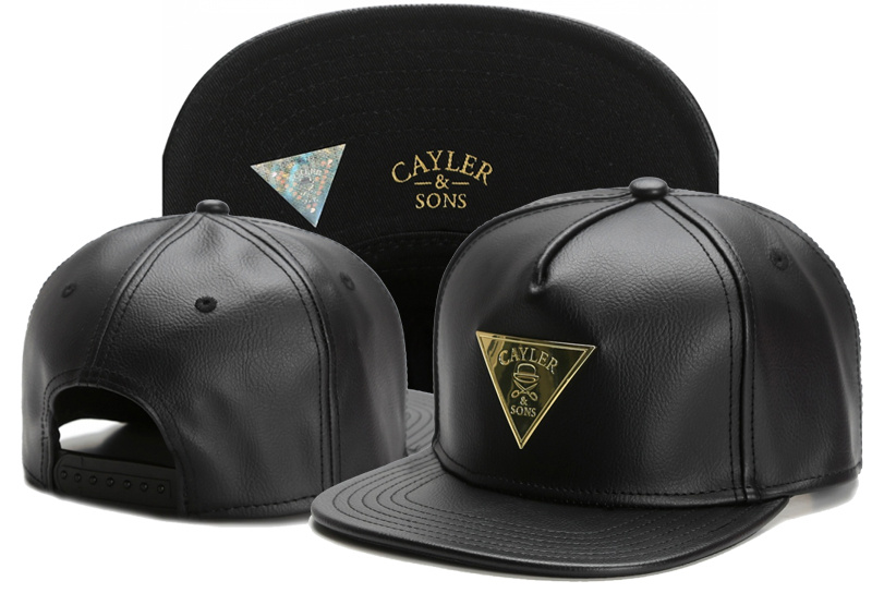 2017 Hip Hop Men's CAYLER Sons Hat adjustable Baseball Snapback Black Street cap 