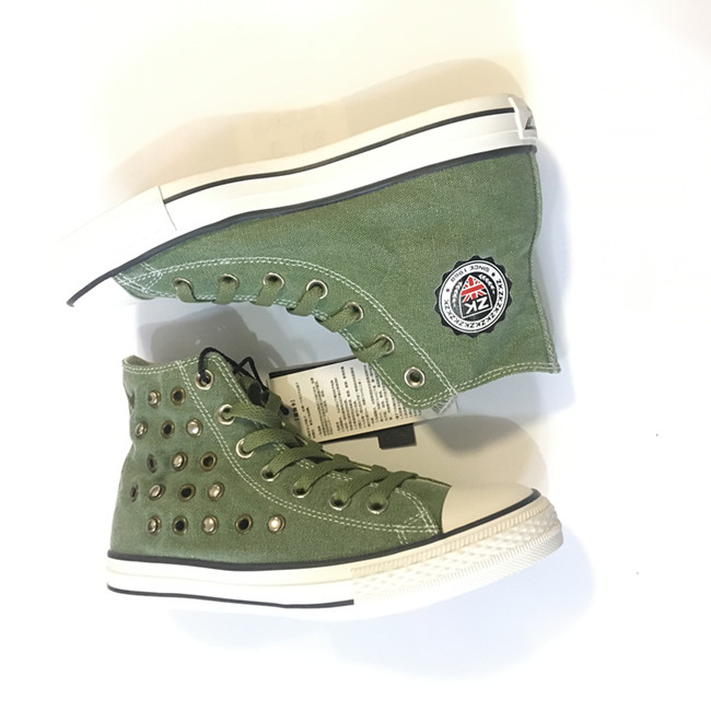 high ankle canvas shoes for women