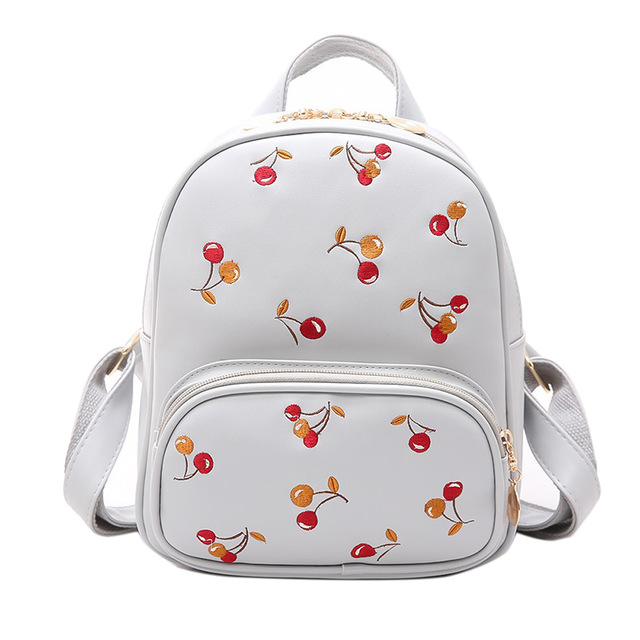 cherry mini backpack