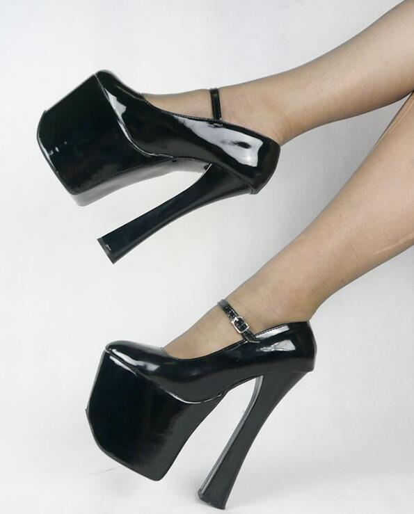 shiny black mary janes