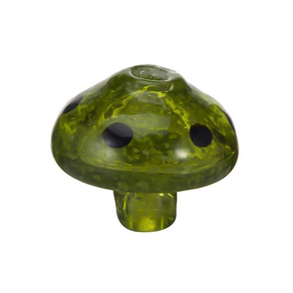 2020 Luminous Mushroom Glass Carb Cap Colorful Caps With Hole For 4mm