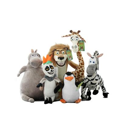 madagascar stuffed animals