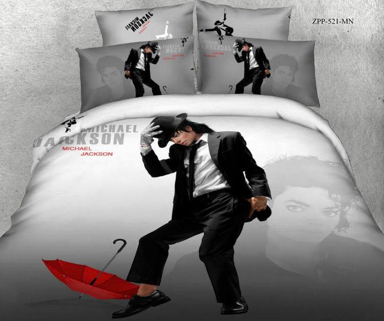 Wholesale 3d Michael Jackson Bedding Set Queen Marilyn Monroe