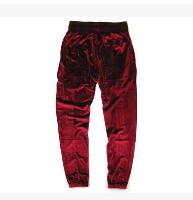 wine red red pants