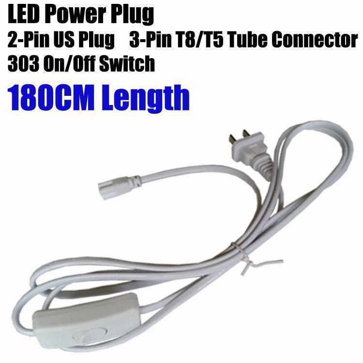 180cm US Power cords with switch