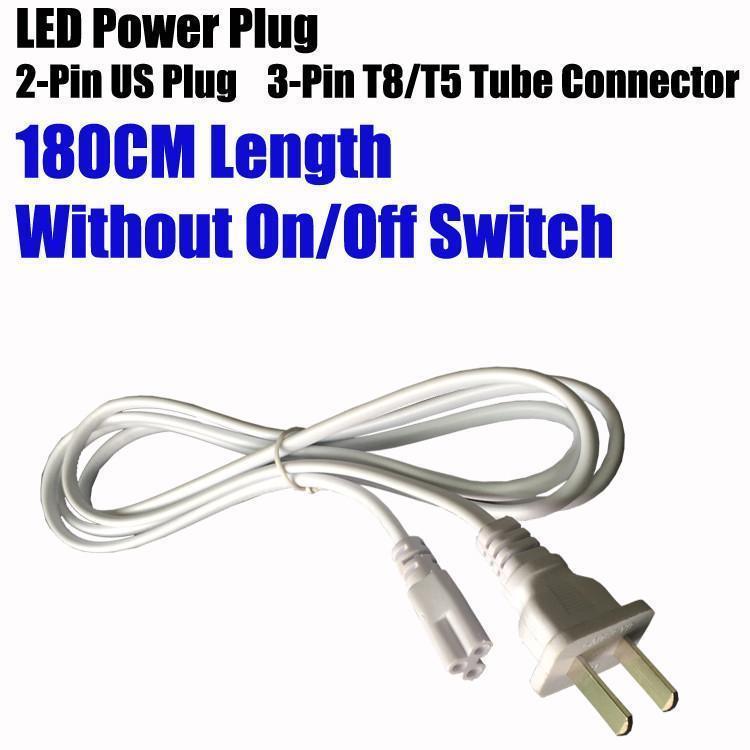 180cm US Power cords without switch