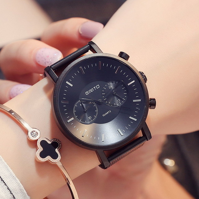 Compra X GIMTO Marca Mujeres Nuevo Reloj Deportivo Pulsera Acero Dial Grande  Damas Amantes Relojes De Pulsera Hombre Mujer Reloj Militar Relogio Montre  Barato | Entrega Rápida Y Calidad | Es.Dhgate