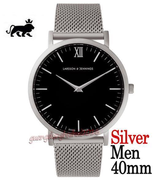 black face silver 40mm