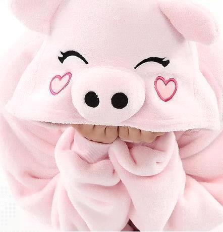 Różowa świnia