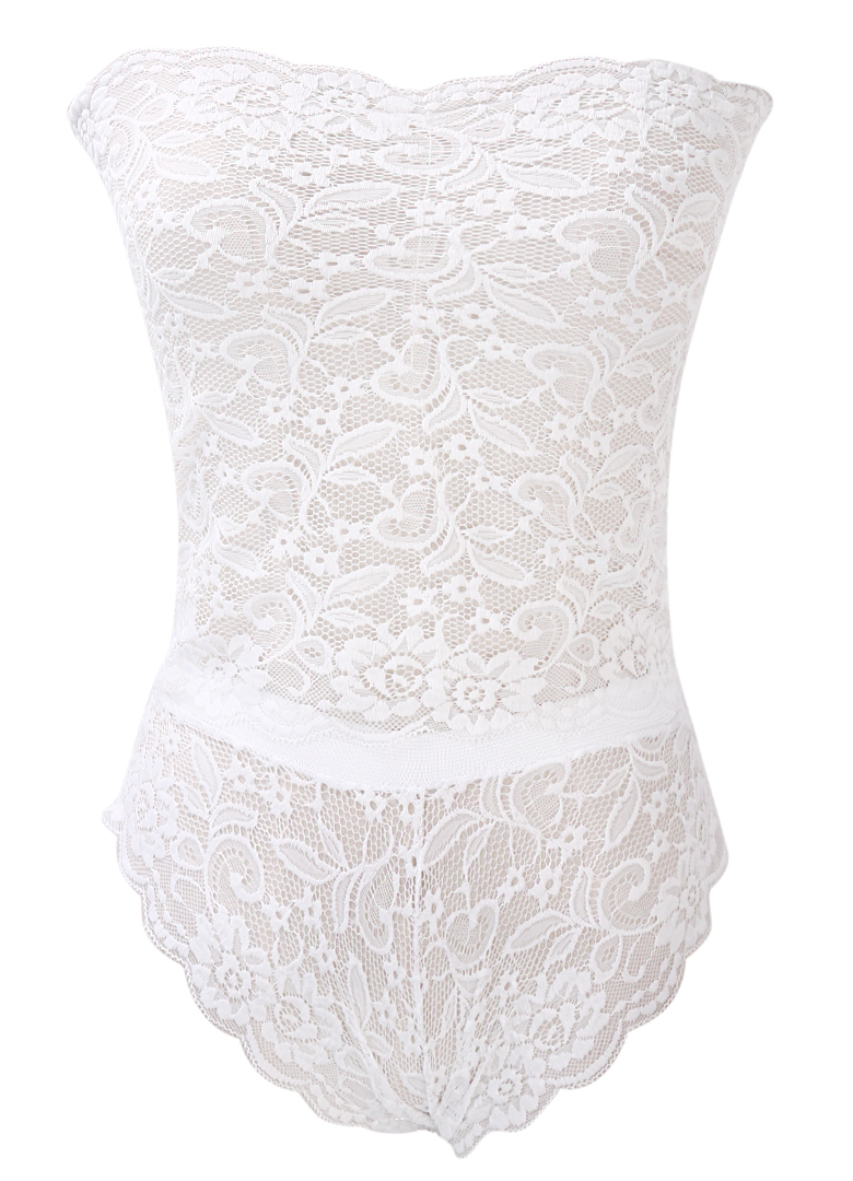 Sexy Lace Lingerie Sets Women White Babydoll Clothing Womens Underwear ...