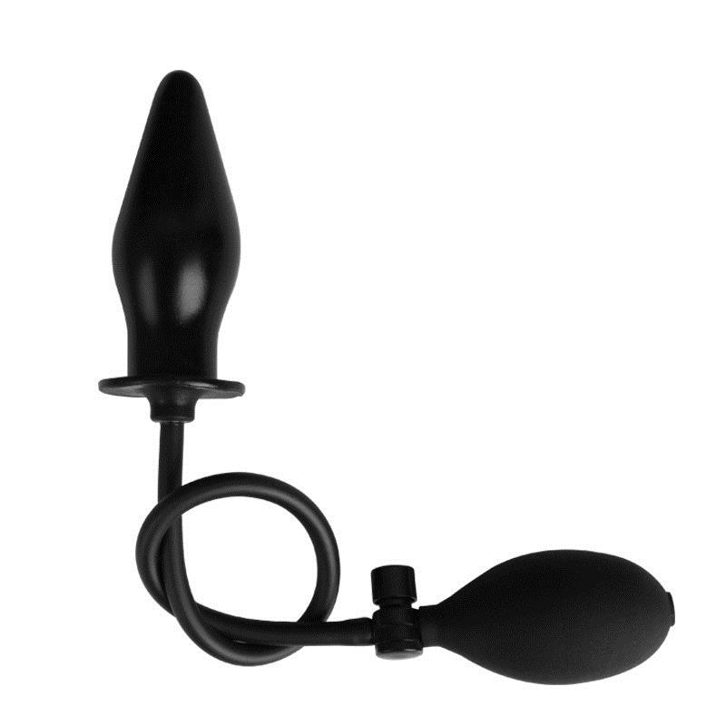 Anal Butt Plug Inflatable Air Bag Anal Dilator Silicone Expandable Backyard Massager Unisex Masturbation Adult Sex Toys S924