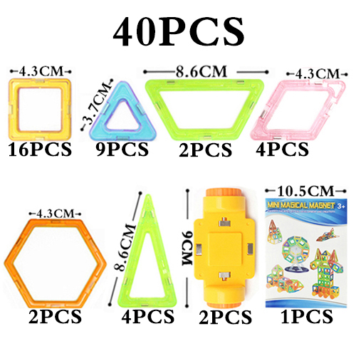 40pcs mini blocs