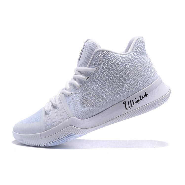 kyrie irving shoes white and gold