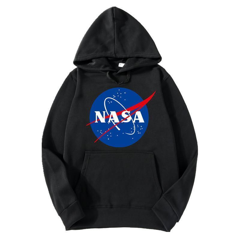 nasa moletom com capuz mens grey