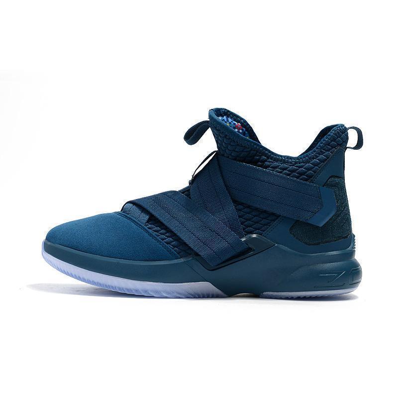 navy blue lebrons