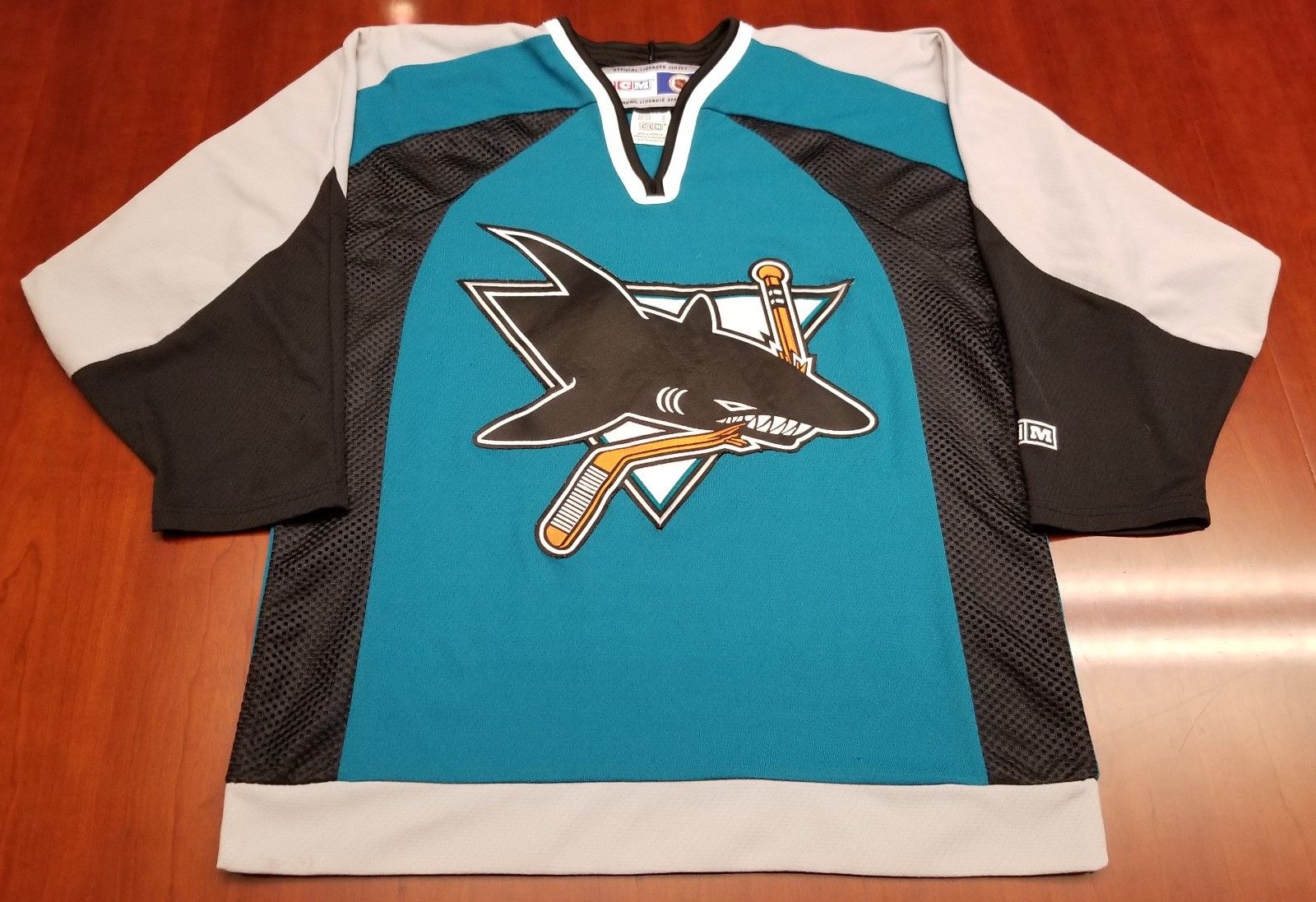 sharks ccm jersey