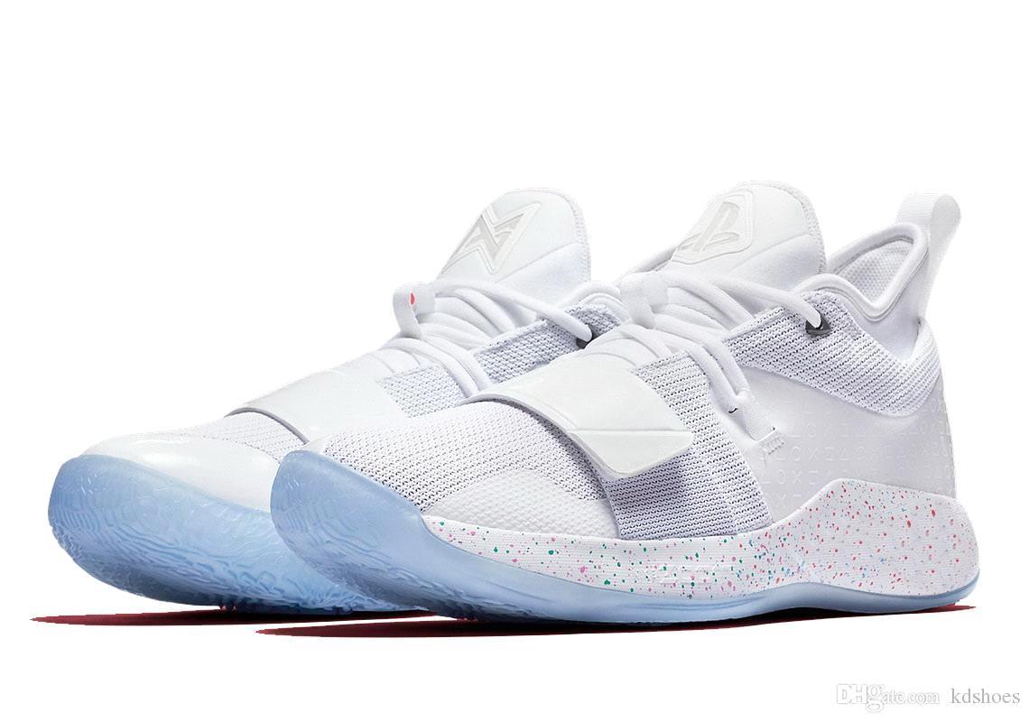 2020 Hot PG 2.5 Playstation White Shoes 