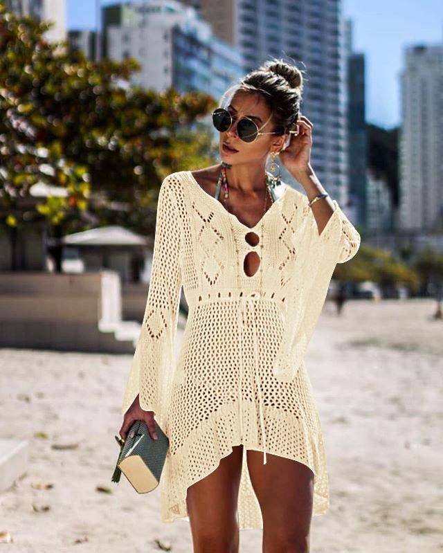beginnen sleuf toewijding Sexy Cover Up Bikini Dames Badpak Coverup Beach Badpak Strandkleding Breien Badmode Mesh Beach Jurk Tuniek Robe beginnen sleuf toewijding Sexy Cover Up Bikini Dames Badpak Coverup Beach Badpak Strandkleding Breien Badmode Mesh Beach Jurk Tuniek Robe