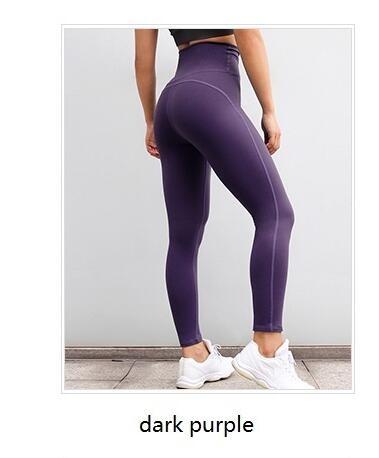 dark purple yoga pants