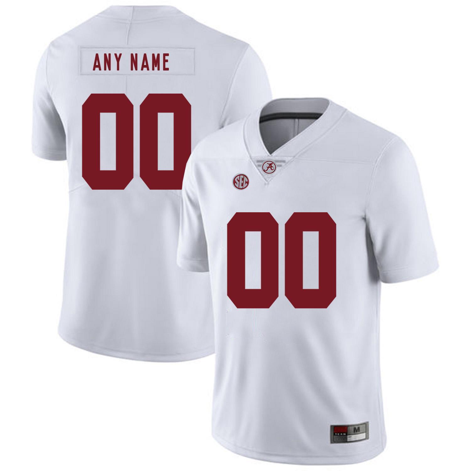 alabama crimson tide custom jersey