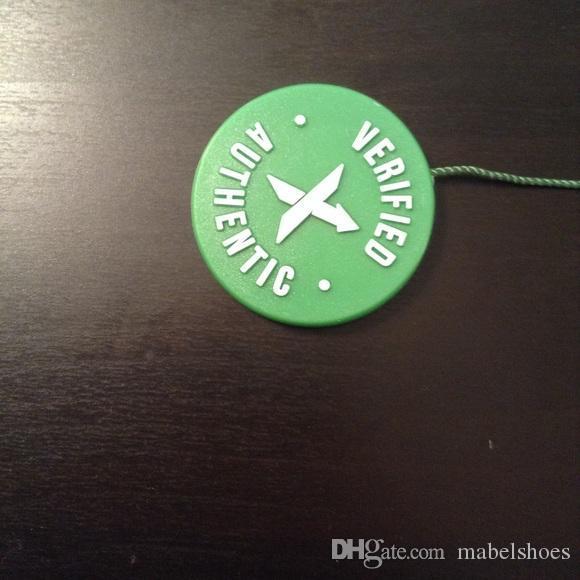 Verified Stock X QR Code Tag StockX Tag Green Circular Tags Plastic