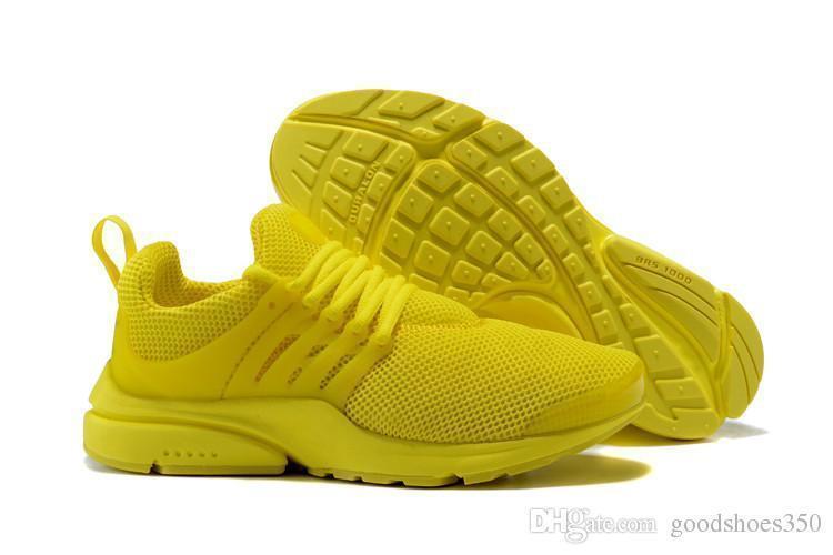 yellow nike presto shoes