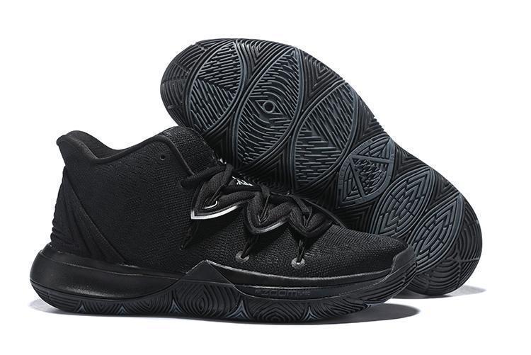 all black kyrie 5s