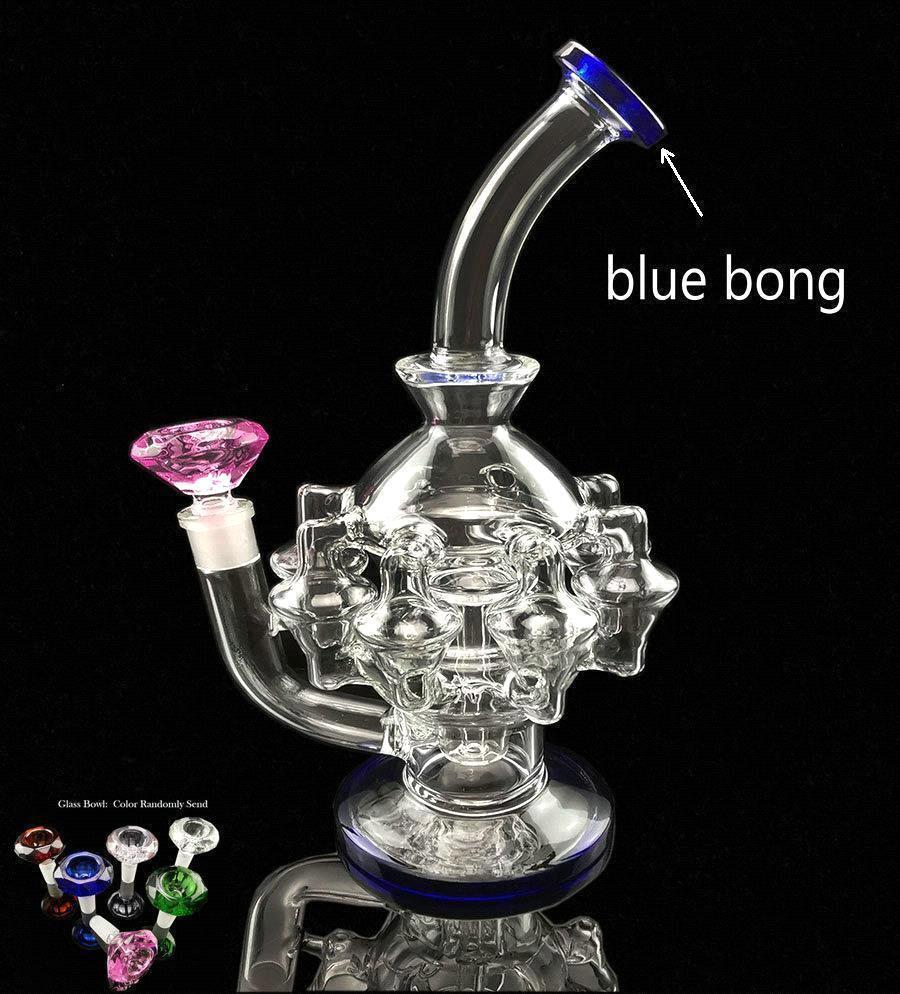 blue bong: with Randomly Color bowl