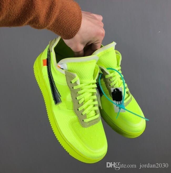 air force 1 verde fluorescente