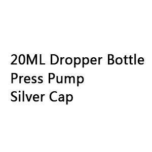 20ML press pump silver cap