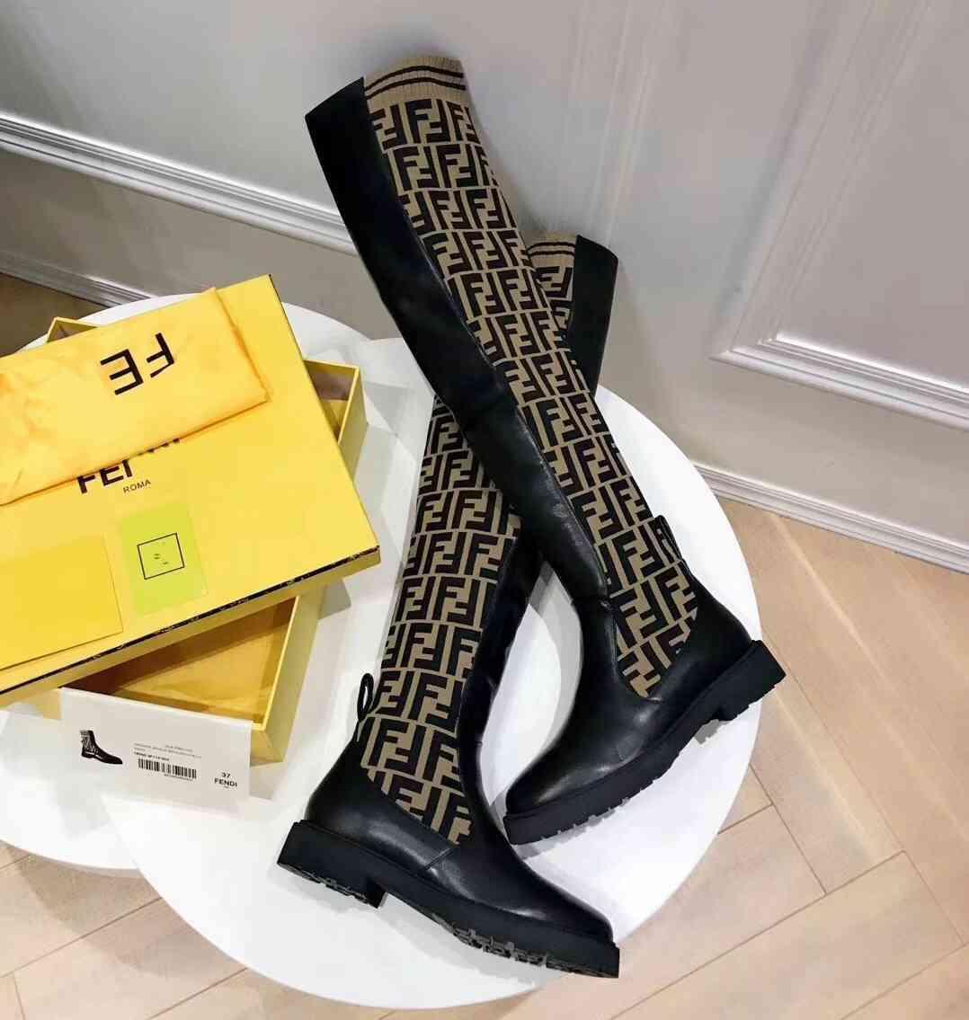 2020 Fashion Luxury Women Shoes Over The Knee Boots 2020 ...