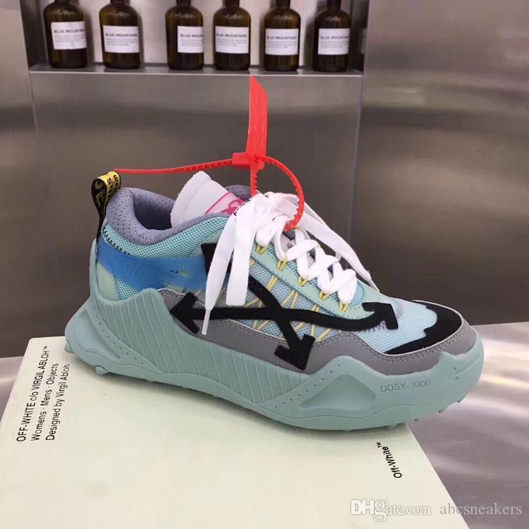 off white blue laces