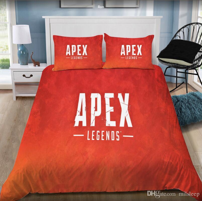 Hot Apex Game Theme Design Popular Bedding Set With Pillowcases