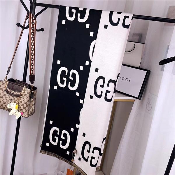 Classic Letter Design Style Autumn And Winter Thick Brand Scarf