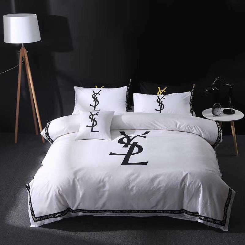 Y Letter Bedding Cover Luxurious Comforter Duvet Cover King Size