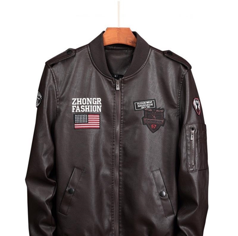 PASATO New Mens Autumn Winter Casual Long Sleeve Thicken Baseball Uniform Flying Jacket Clearance Sale!