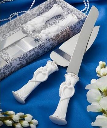 Bolo De Casamento De Moda Jogo Da Faca Corte Creativo Bolos Presente De  Casamento Com Elegante Caixa De Lembrança De Aço Inoxidável De $45,29