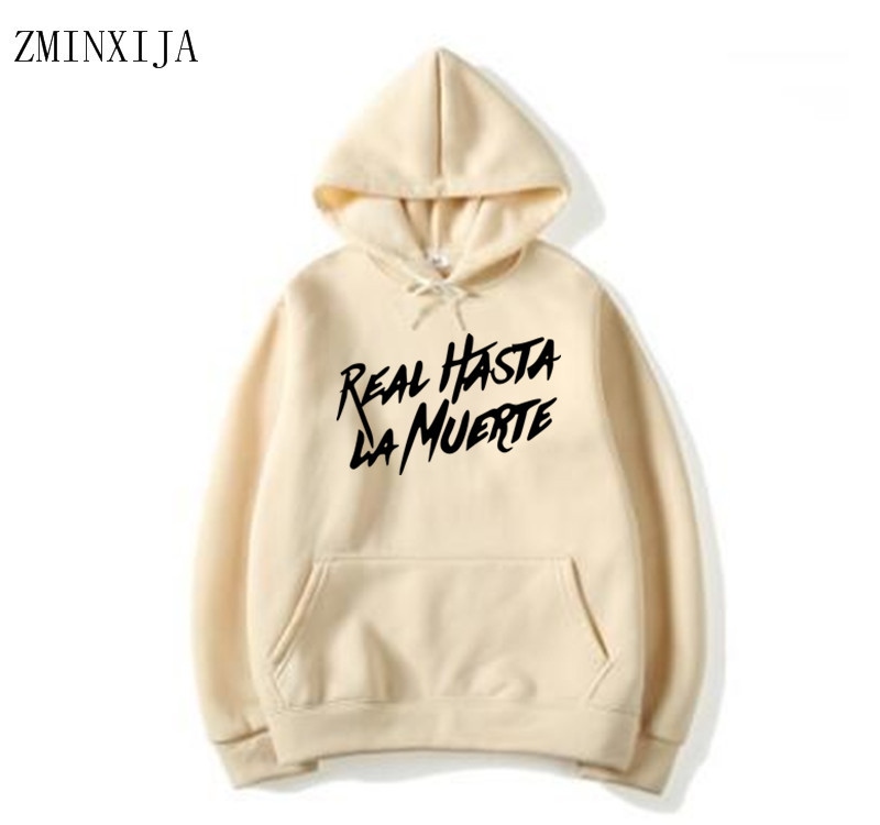 real hasta la muerte hoodie red