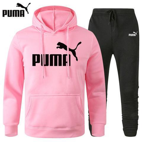 sudadera puma rosa hombre