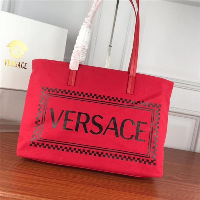 tote bag red inside