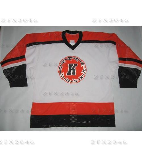 Fort Wayne Komets Stitch Hockey Jersey Free Shipping sewn