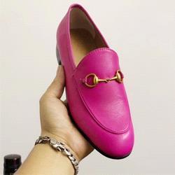 Fuchsia + cuir